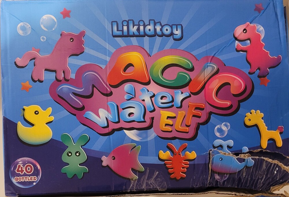 Likidtoy Magic Water Elf Toy Kit 40 Bottles DIY Gel Craft Set Ages 3+